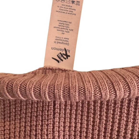 Lululemon Forward‎ Flow One Size Cardigan Cape Sweater Knit Poncho - Picture 6 of 6